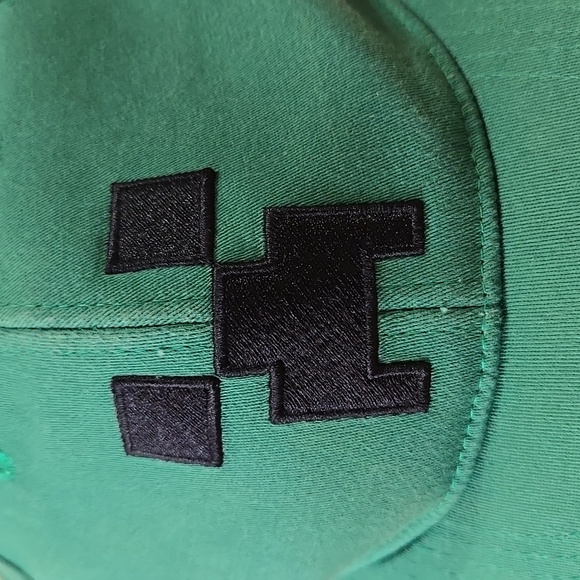 JINX MINECRAFT CREEPER FACE CAP HAT SIZE L/XL 💚 🟩 📗 - Picture 2 of 11